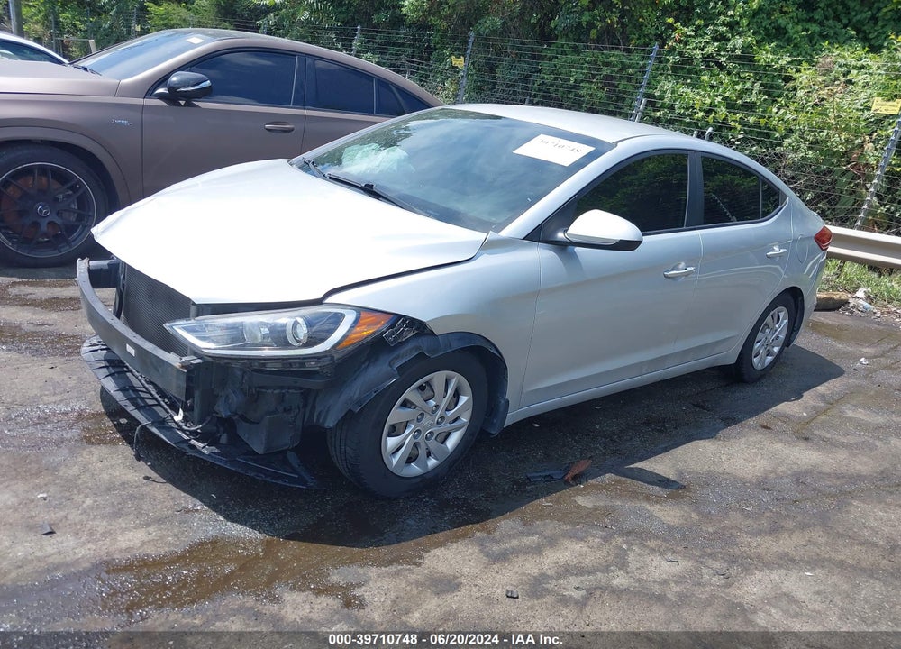 2017 HYUNDAI ELANTRA SE VIN: KMHD74LF6HU403324