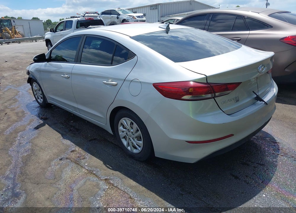 2017 HYUNDAI ELANTRA SE VIN: KMHD74LF6HU403324