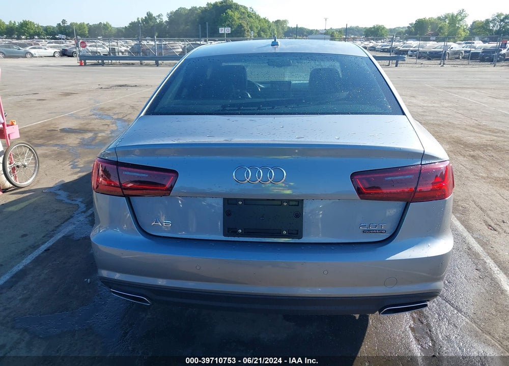 2018 AUDI A6 2.0T PREMIUM VIN: WAUG8AFC0JN060098