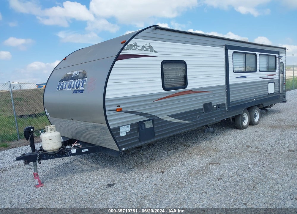 2014 FOREST RIVER CHEROKEE TRAVEL TRAILER VIN: 4X4TCKB28EK022770