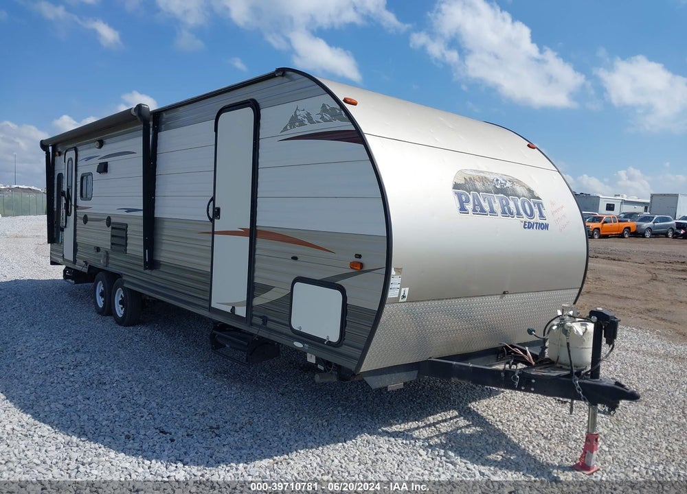 2014 FOREST RIVER CHEROKEE TRAVEL TRAILER VIN: 4X4TCKB28EK022770