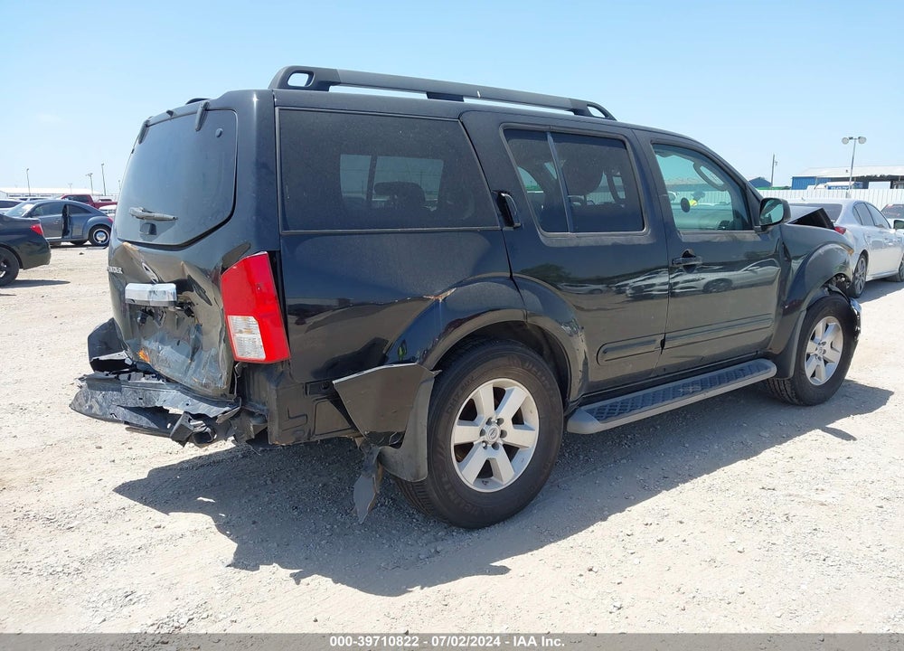 2011 NISSAN PATHFINDER SV VIN: 5N1AR1NN1BC601516