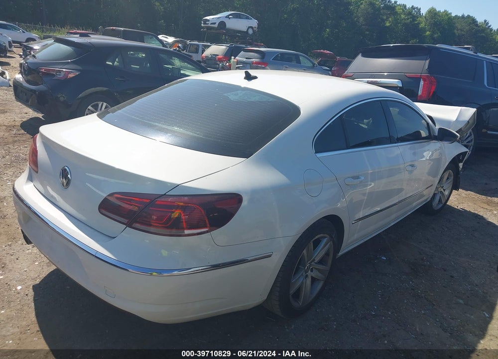 2014 VOLKSWAGEN CC 2.0T SPORT VIN: WVWBP7AN5EE528926