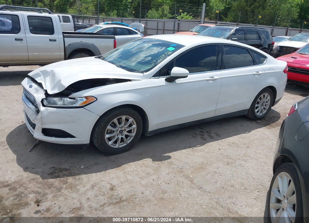 2015 FORD FUSION S VIN: 3FA6P0G74FR252809
