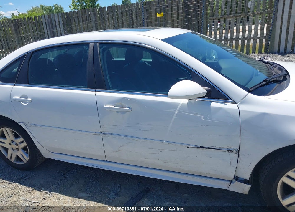 2011 CHEVROLET IMPALA LT VIN: 2G1WG5EK5B1160338