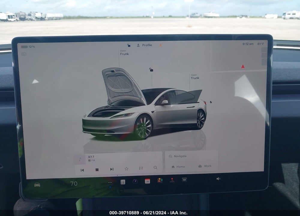 2024 TESLA MODEL 3 REAR-WHEEL DRIVE VIN: 5YJ3E1EA0RF751037