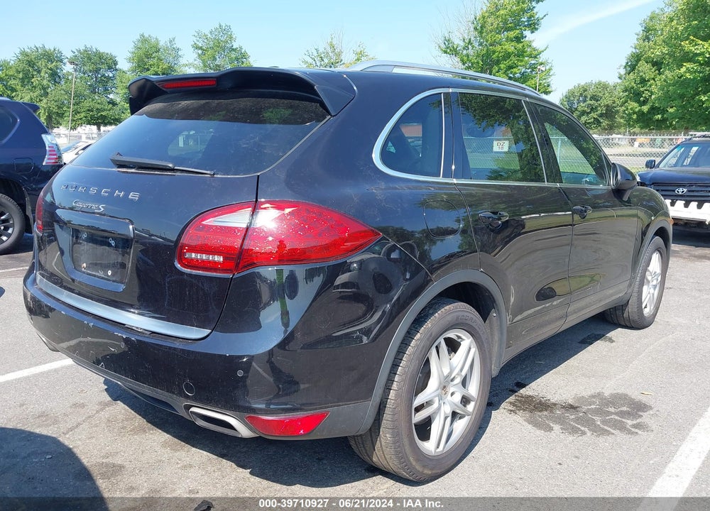 2011 PORSCHE CAYENNE S VIN: WP1AB2A22BLA53258