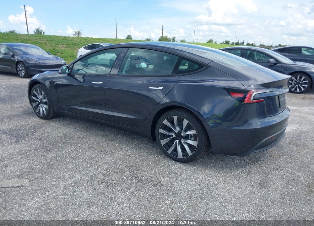 2024 TESLA MODEL 3 REAR-WHEEL DRIVE VIN: 5YJ3E1EA1RF742279