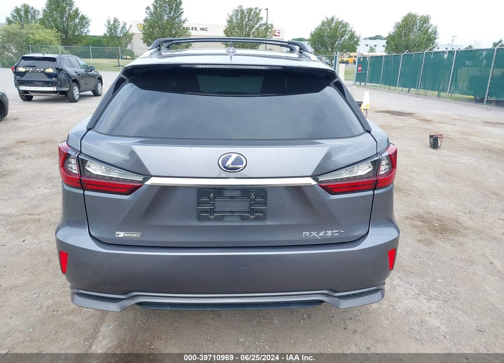 2019 LEXUS RX 450H F-SPORT VIN: 2T2BGMCA1KC030452