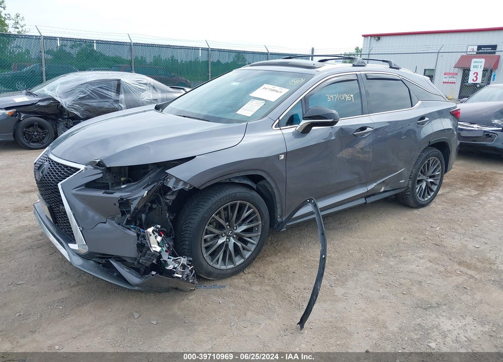 2019 LEXUS RX 450H F-SPORT VIN: 2T2BGMCA1KC030452