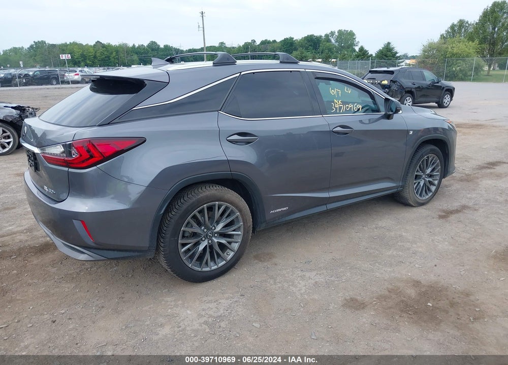 2019 LEXUS RX 450H F-SPORT VIN: 2T2BGMCA1KC030452