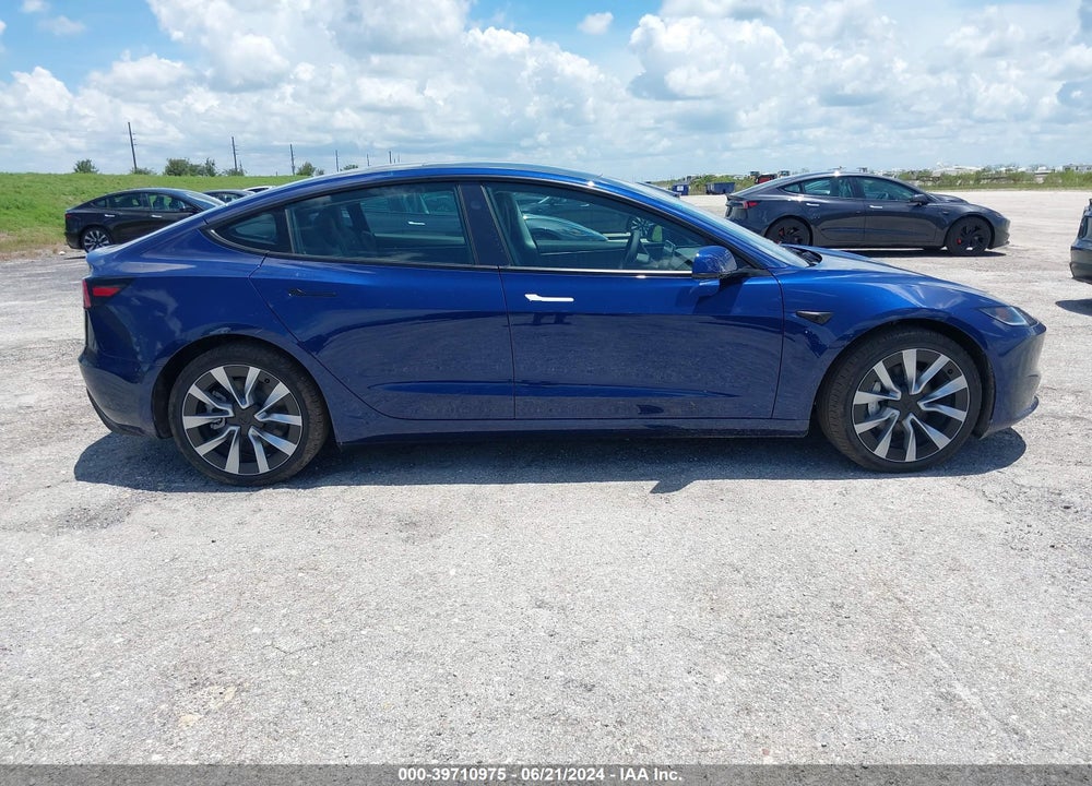 2024 TESLA MODEL 3 REAR-WHEEL DRIVE VIN: 5YJ3E1EA1RF752679