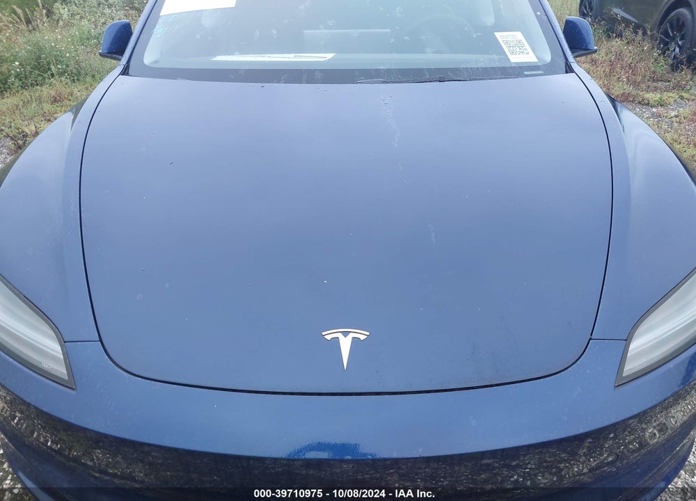 2024 TESLA MODEL 3 REAR-WHEEL DRIVE VIN: 5YJ3E1EA1RF752679
