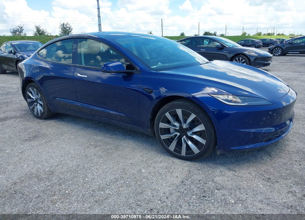 2024 TESLA MODEL 3 REAR-WHEEL DRIVE VIN: 5YJ3E1EA1RF752679