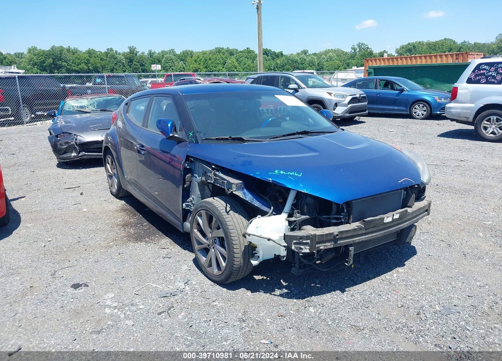 2016 HYUNDAI VELOSTER VIN: KMHTC6AD7GU274707