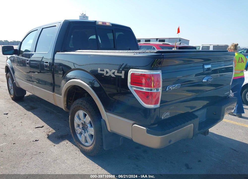2011 FORD F-150 LARIAT VIN: 1FTFW1EF2BKD08581