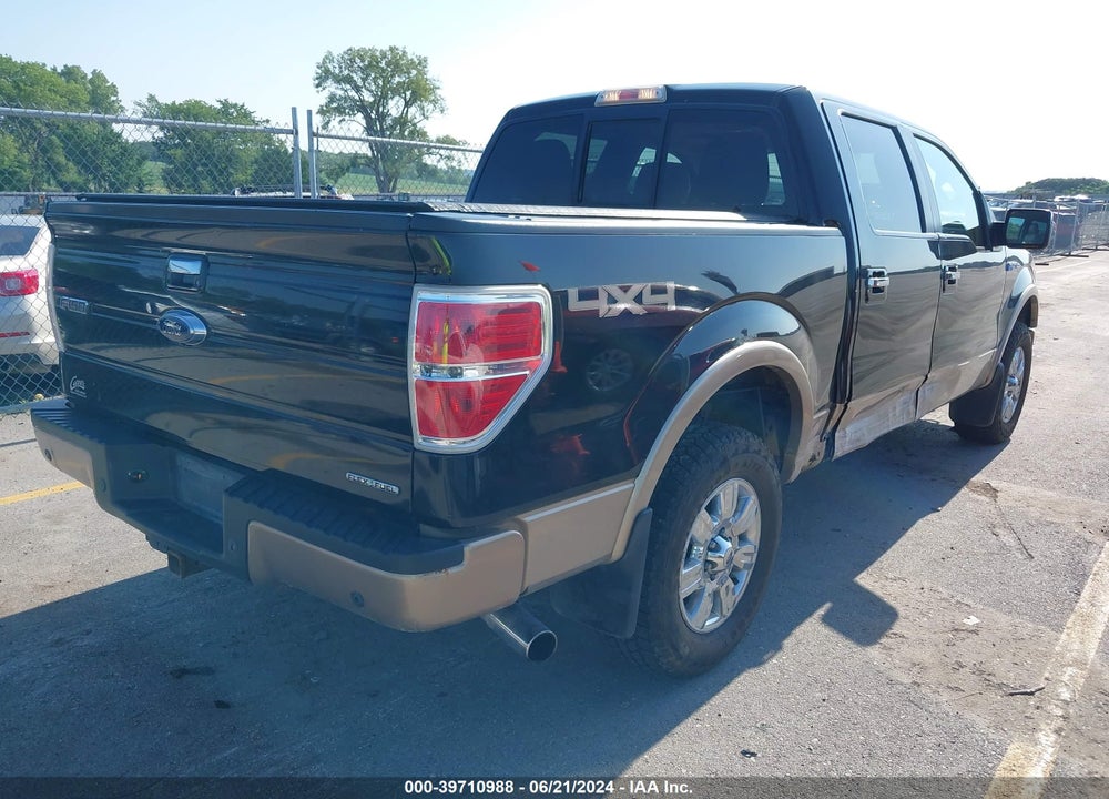 2011 FORD F-150 LARIAT VIN: 1FTFW1EF2BKD08581
