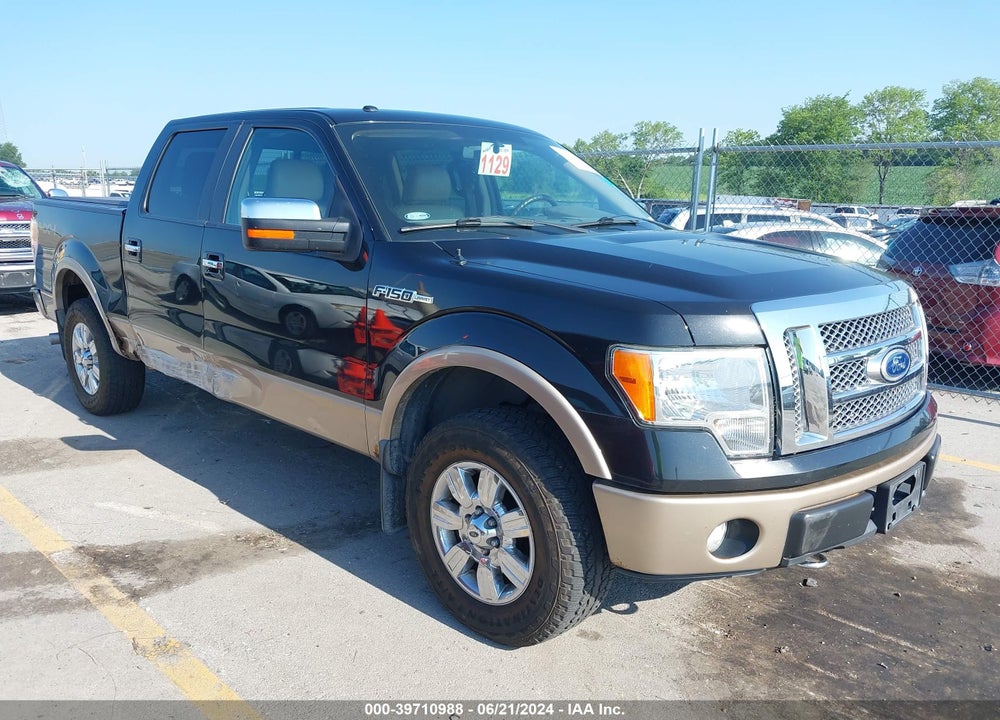 2011 FORD F-150 LARIAT VIN: 1FTFW1EF2BKD08581