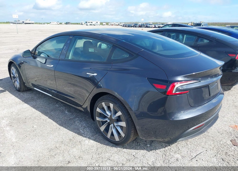 2024 TESLA MODEL 3 REAR-WHEEL DRIVE VIN: 5YJ3E1EA2RF740847