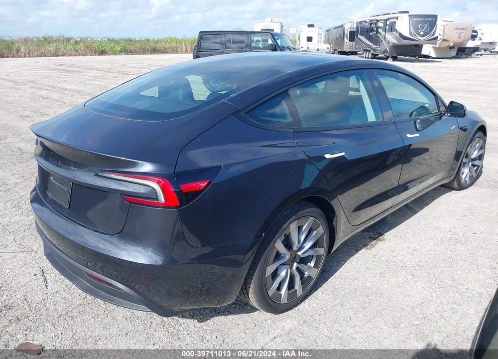 2024 TESLA MODEL 3 REAR-WHEEL DRIVE VIN: 5YJ3E1EA2RF740847