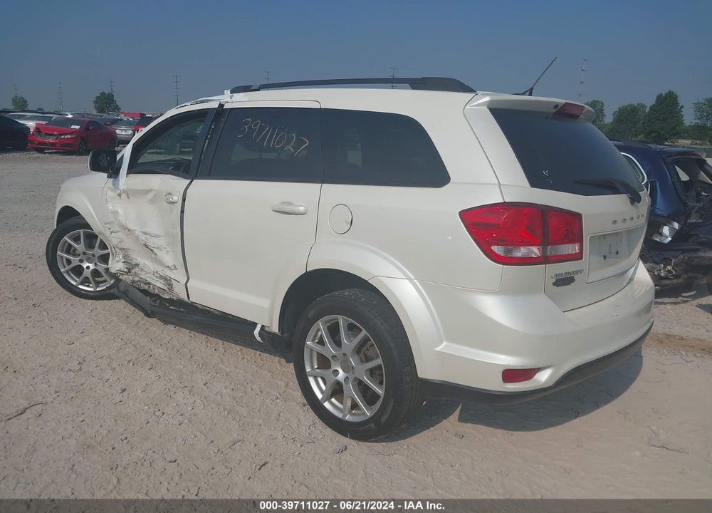 2013 DODGE JOURNEY SXT VIN: 3C4PDCBBXDT580174