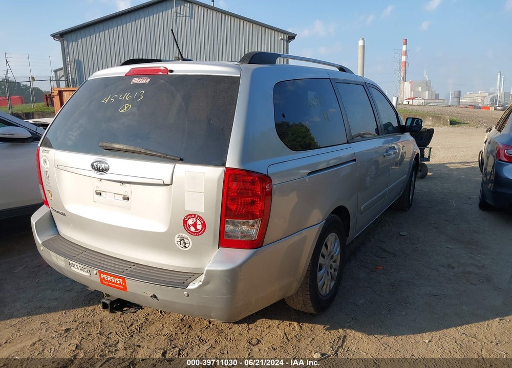 2012 KIA SEDONA LX VIN: KNDMG4C71C6454613