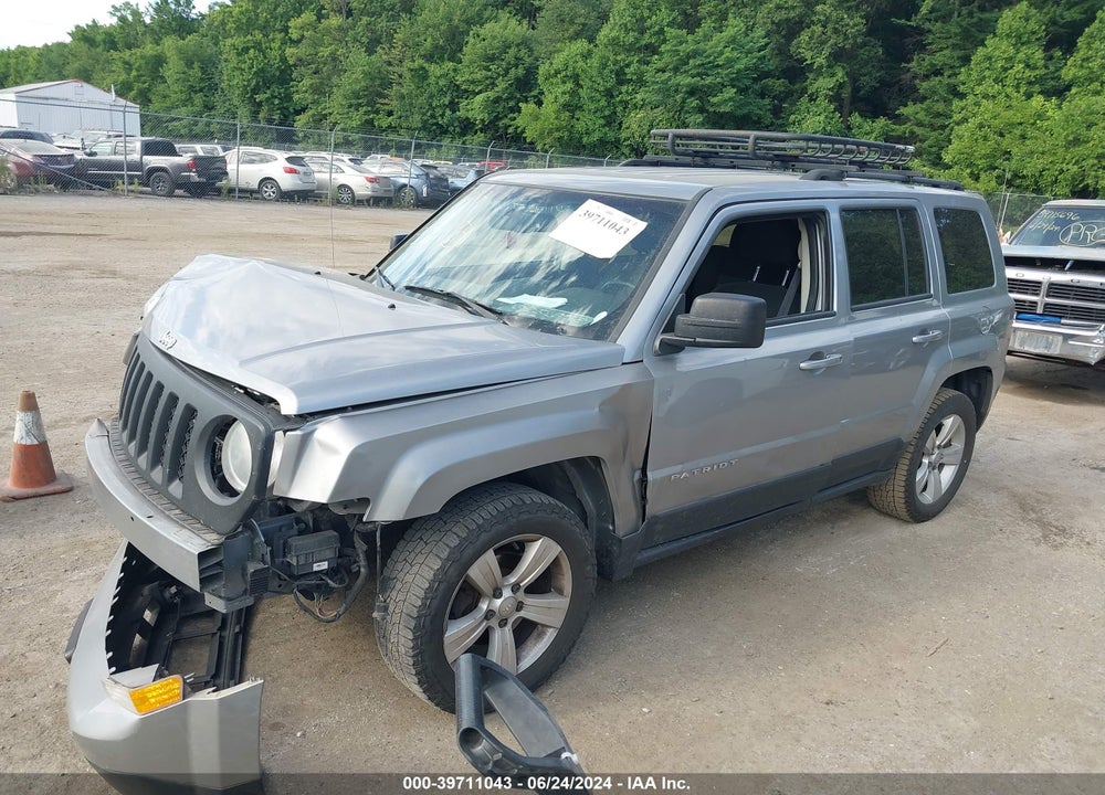 2016 JEEP PATRIOT LATITUDE VIN: 1C4NJRFB7GD627166
