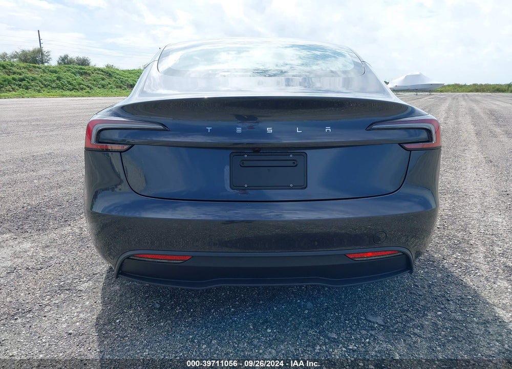2024 TESLA MODEL 3 REAR-WHEEL DRIVE VIN: 5YJ3E1EA2RF750634