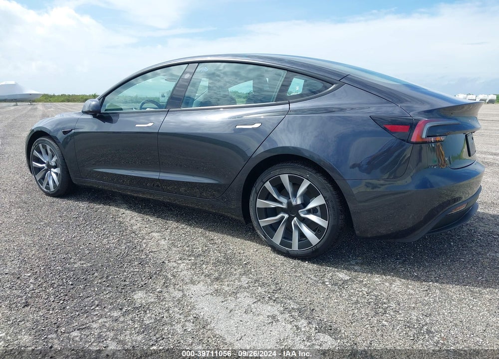 2024 TESLA MODEL 3 REAR-WHEEL DRIVE VIN: 5YJ3E1EA2RF750634