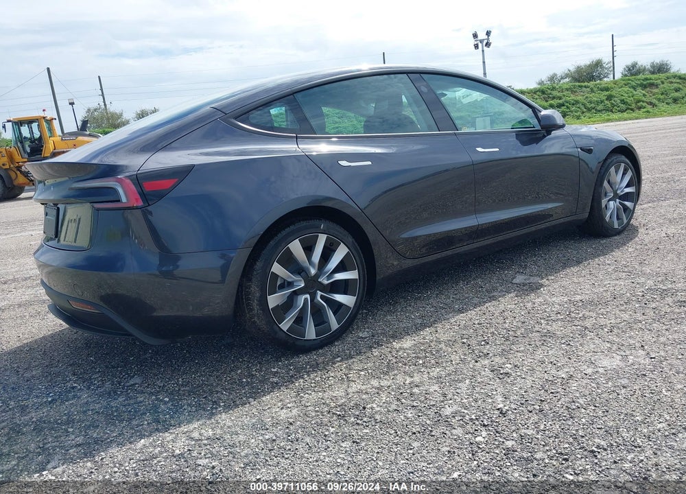 2024 TESLA MODEL 3 REAR-WHEEL DRIVE VIN: 5YJ3E1EA2RF750634