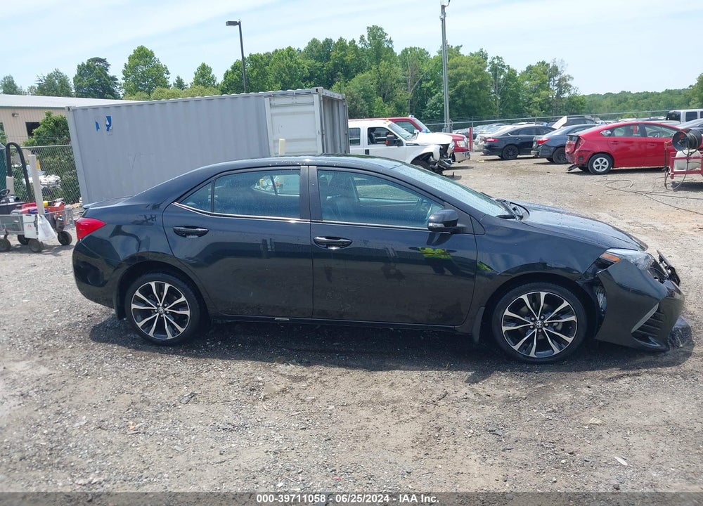 2018 TOYOTA COROLLA SE VIN: 2T1BURHE9JC016349