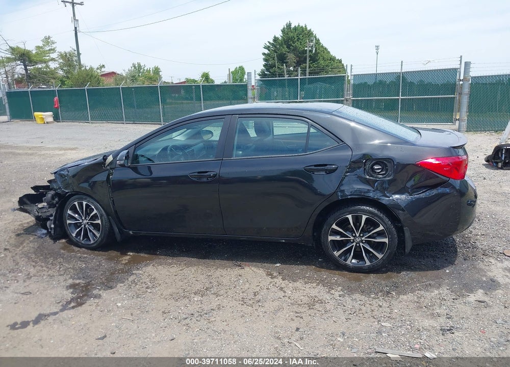 2018 TOYOTA COROLLA SE VIN: 2T1BURHE9JC016349