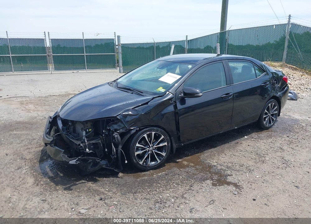 2018 TOYOTA COROLLA SE VIN: 2T1BURHE9JC016349