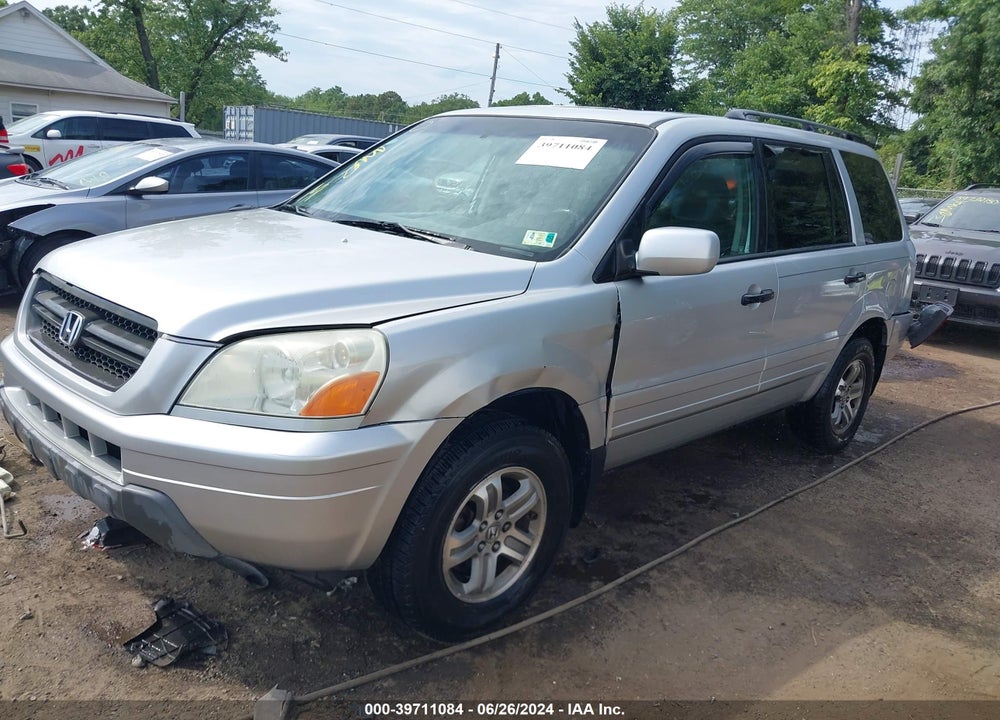 2005 HONDA PILOT EX-L VIN: 5FNYF18555B024181