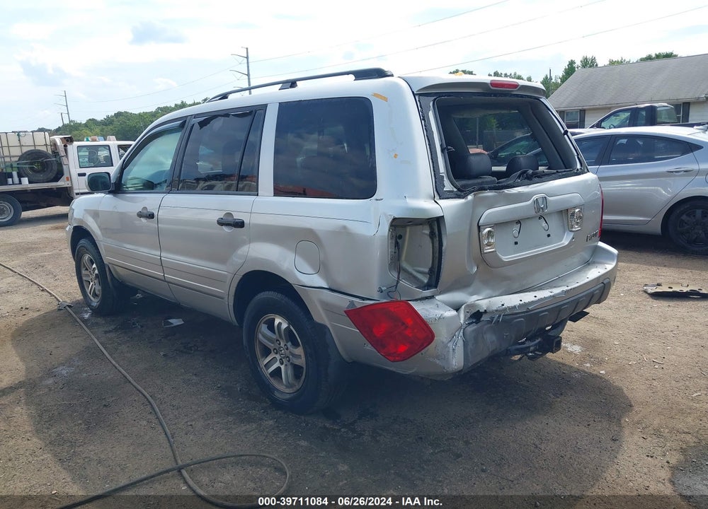 2005 HONDA PILOT EX-L VIN: 5FNYF18555B024181