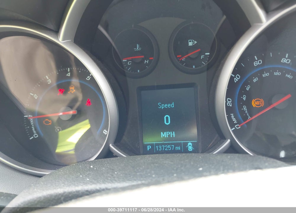 2012 CHEVROLET CRUZE ECO VIN: 1G1PJ5SC9C7159216
