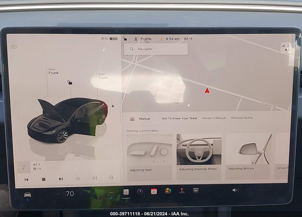 2024 TESLA MODEL 3 REAR-WHEEL DRIVE VIN: 5YJ3E1EA2RF752352