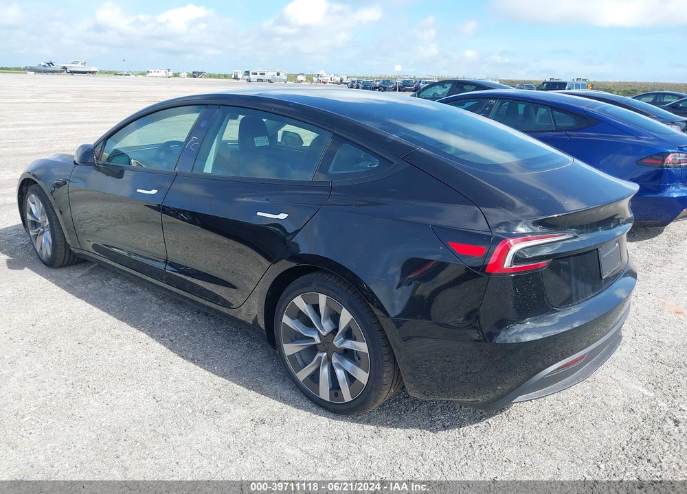 2024 TESLA MODEL 3 REAR-WHEEL DRIVE VIN: 5YJ3E1EA2RF752352