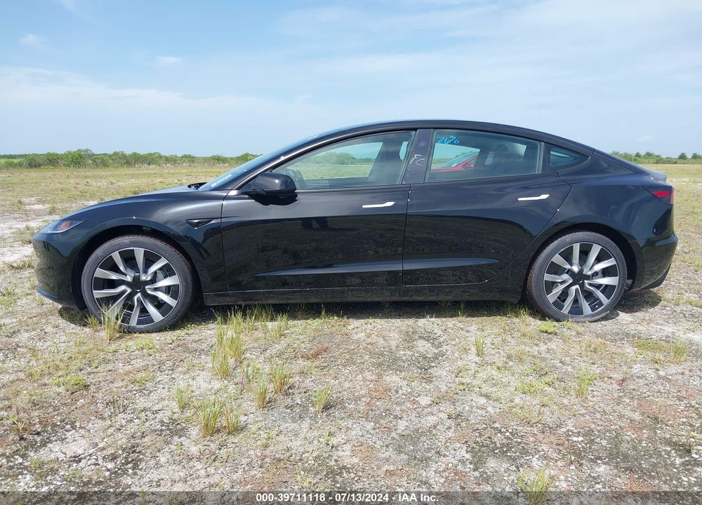 2024 TESLA MODEL 3 REAR-WHEEL DRIVE VIN: 5YJ3E1EA2RF752352