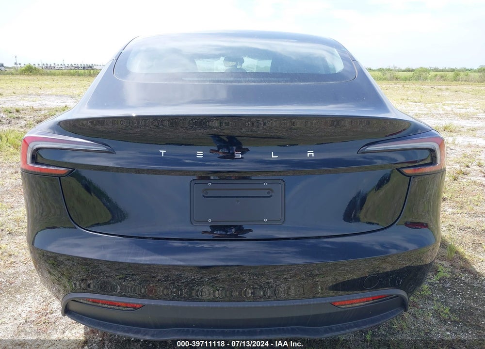 2024 TESLA MODEL 3 REAR-WHEEL DRIVE VIN: 5YJ3E1EA2RF752352