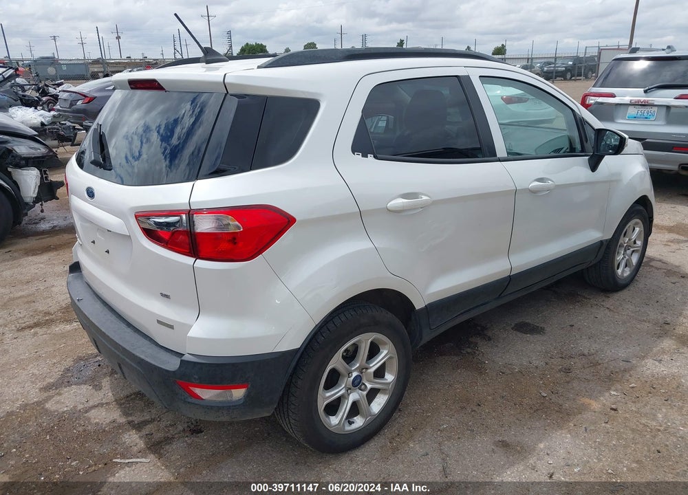 2019 FORD ECOSPORT SE VIN: MAJ3S2GE9KC267326