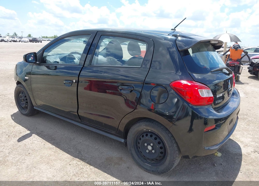 2017 MITSUBISHI MIRAGE ES VIN: ML32A3HJ8HH009176