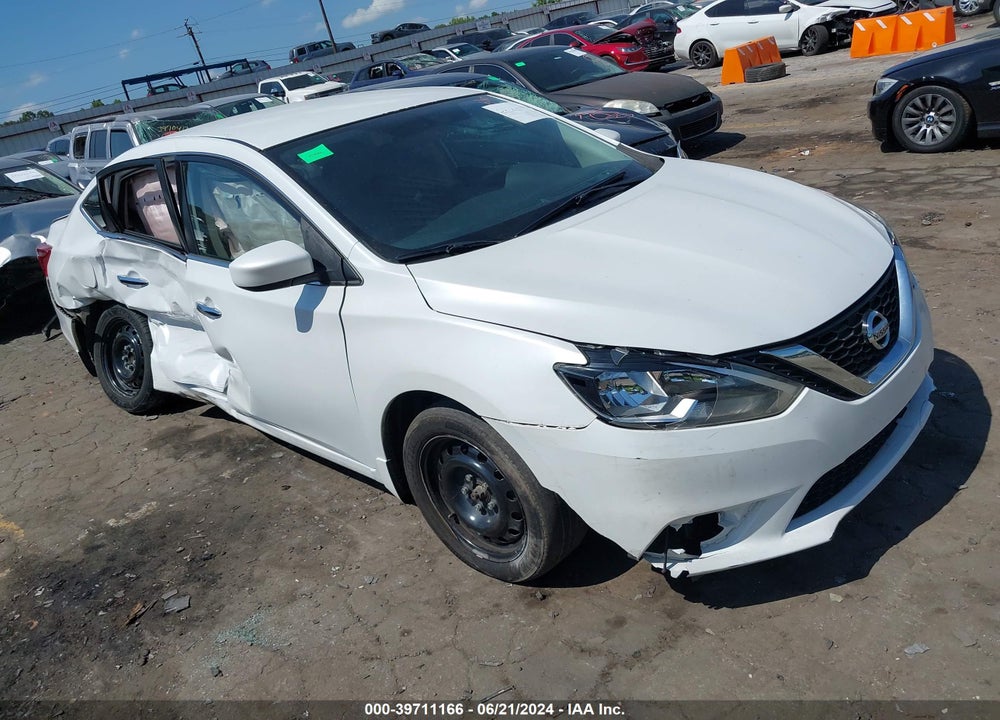2017 NISSAN SENTRA SV VIN: 3N1AB7AP2HY344274