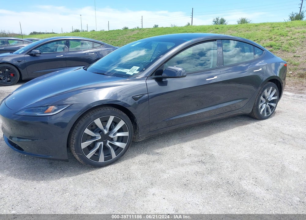 2024 TESLA MODEL 3 REAR-WHEEL DRIVE VIN: 5YJ3E1EA5RF750658