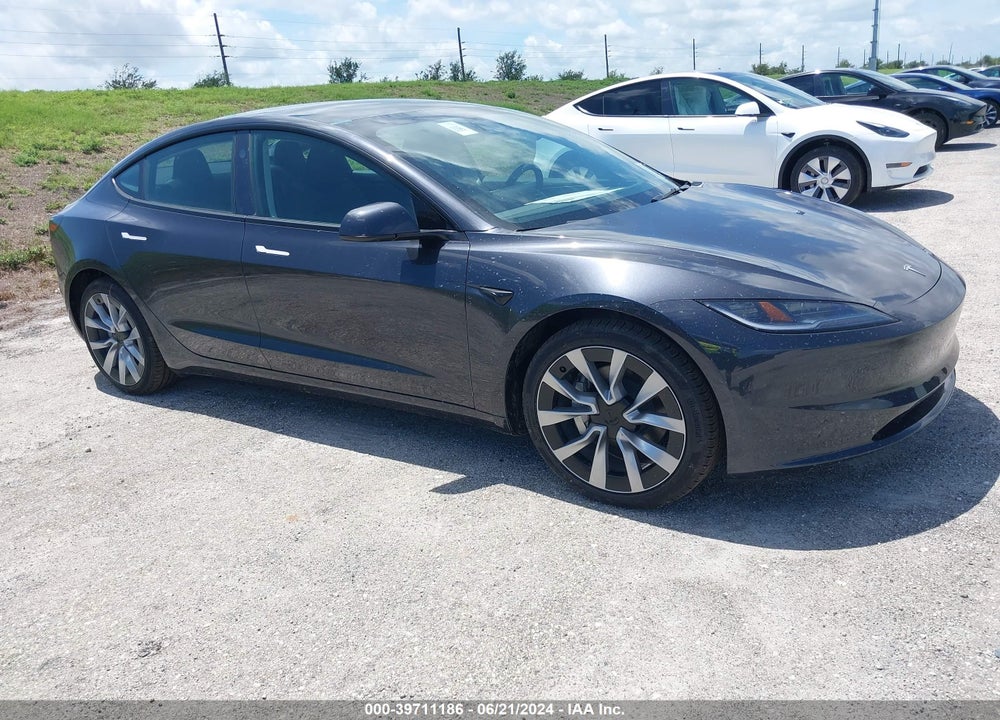 2024 TESLA MODEL 3 REAR-WHEEL DRIVE VIN: 5YJ3E1EA5RF750658