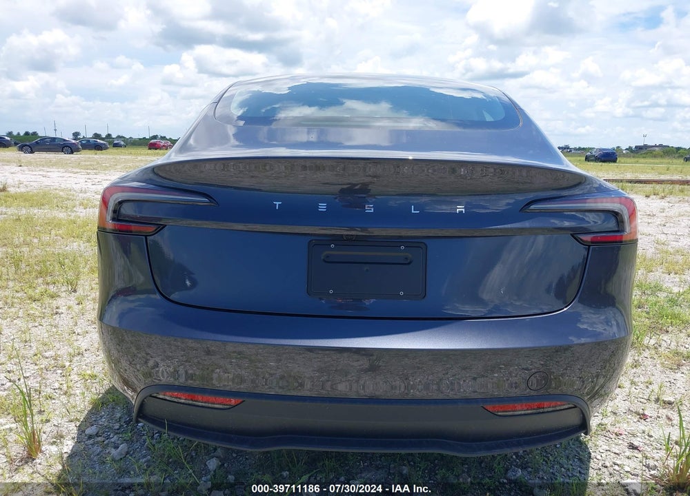 2024 TESLA MODEL 3 REAR-WHEEL DRIVE VIN: 5YJ3E1EA5RF750658