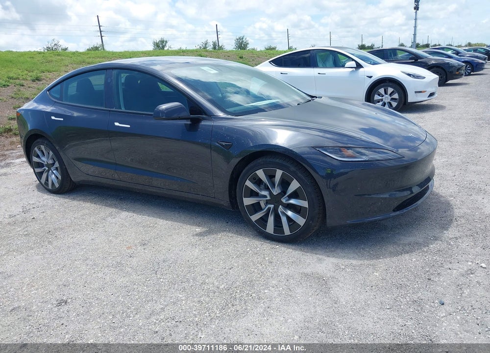 2024 TESLA MODEL 3 REAR-WHEEL DRIVE VIN: 5YJ3E1EA5RF750658