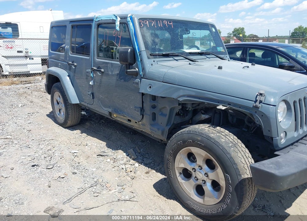 2015 JEEP WRANGLER UNLIMITED SAHARA VIN: 1C4HJWEG7FL670516