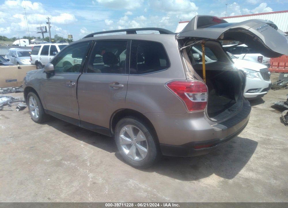 2016 SUBARU FORESTER 2.5I LIMITED VIN: JF2SJARCXGH485575