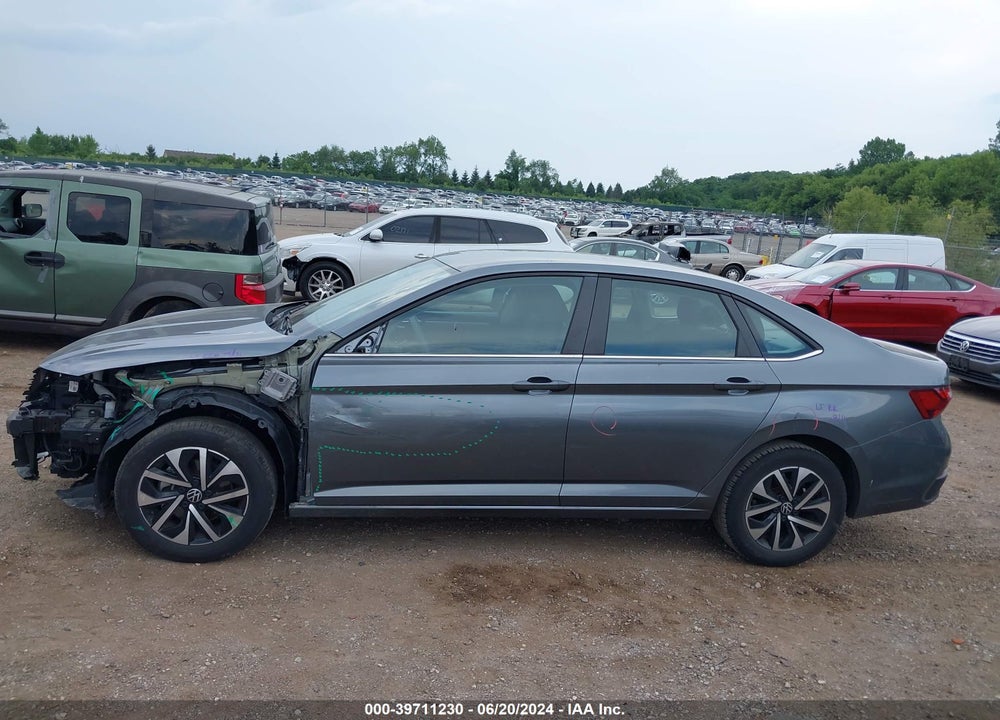 2022 VOLKSWAGEN JETTA VIN: 3VWCM7BU0NM000396